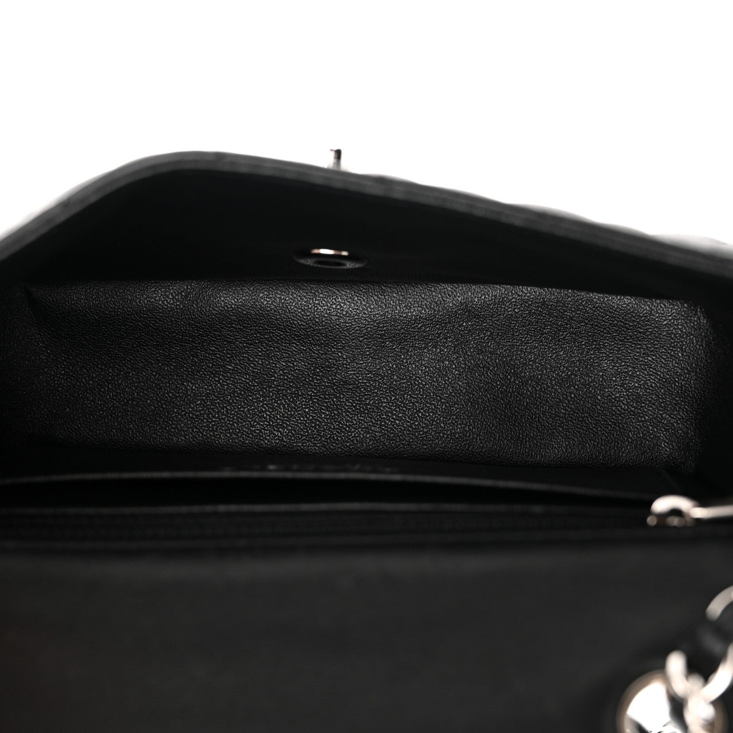 Chanel Lambskin Quilted Mini Rectangular Flap Black 5 of 12