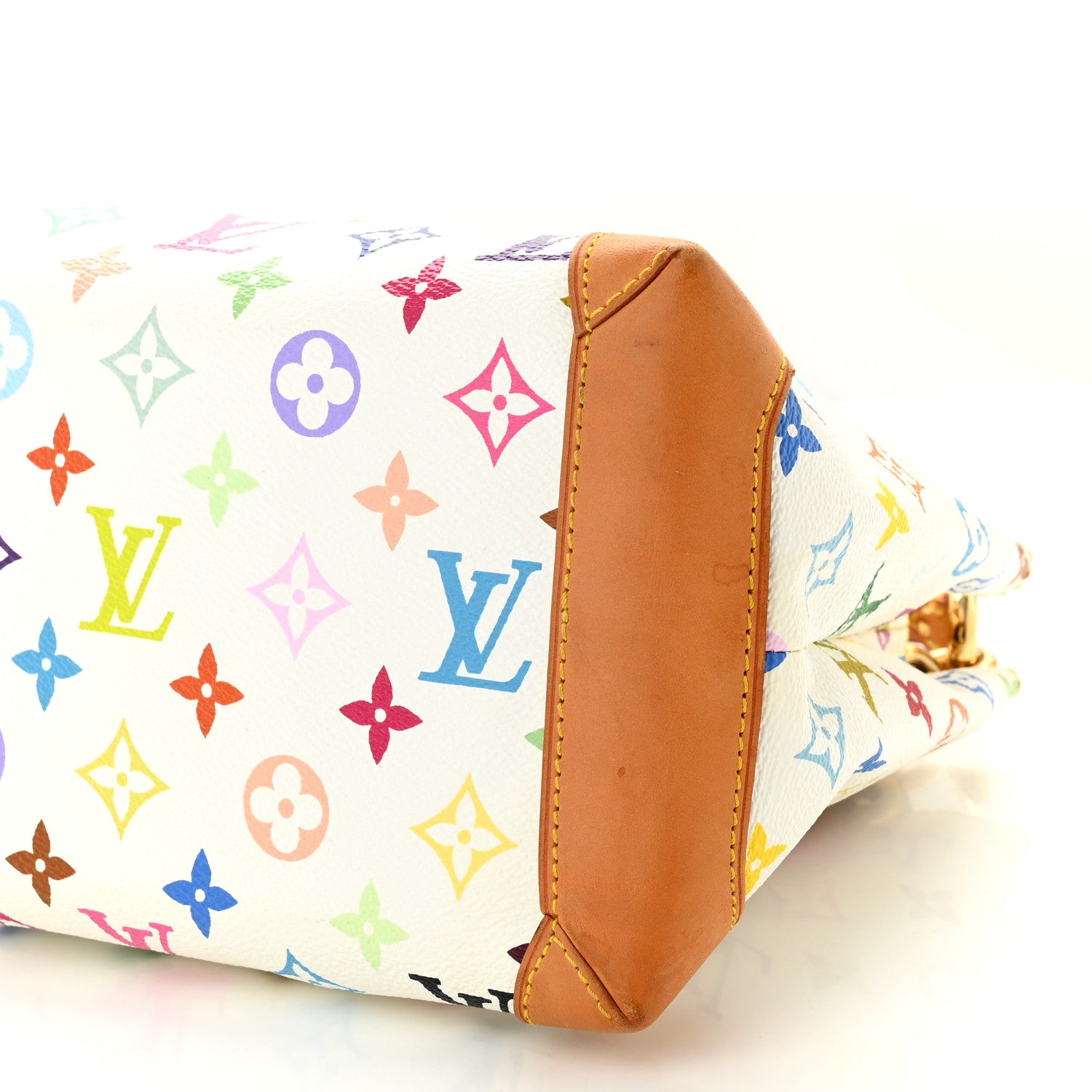Louis Vuitton Monogram Multicolor Audra White 9 of 10