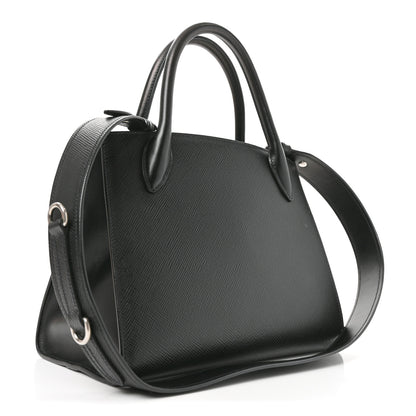Prada Saffiano Cuir Calfskin Small Monochrome Top Handle Tote Black 3 of 9