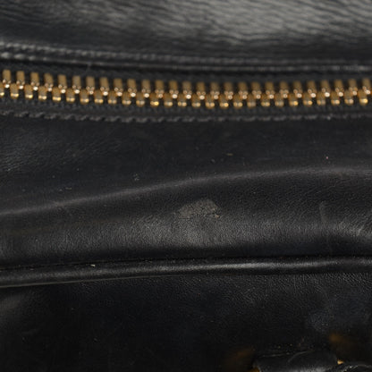Prada Lambskin Box Print Logo Bowler Black 5 of 8