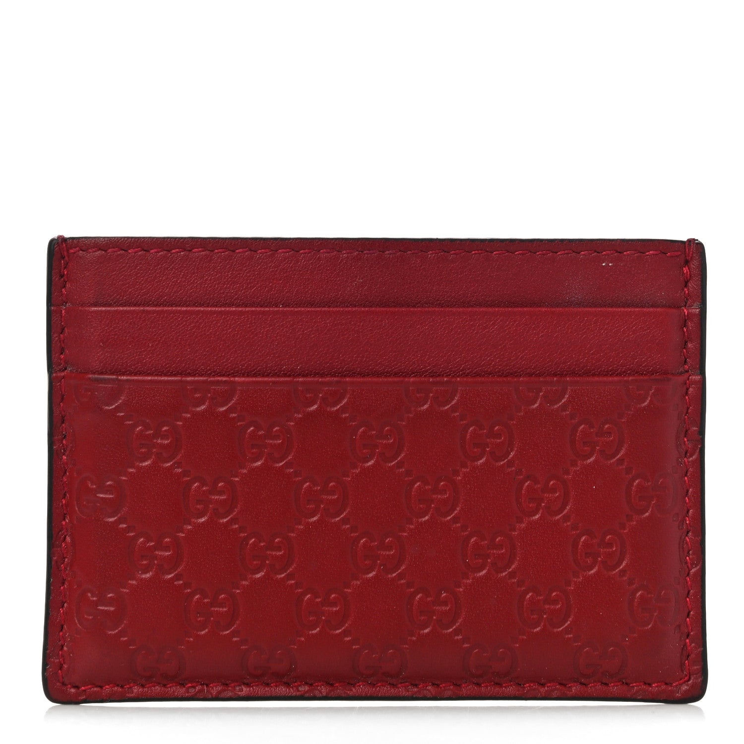 Gucci Microguccissima Card Holder Red 1 of 9