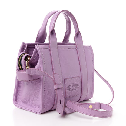 Marc Jacobs Grained Calfskin Small The Tote Bag Regal Orchid 3 of 12