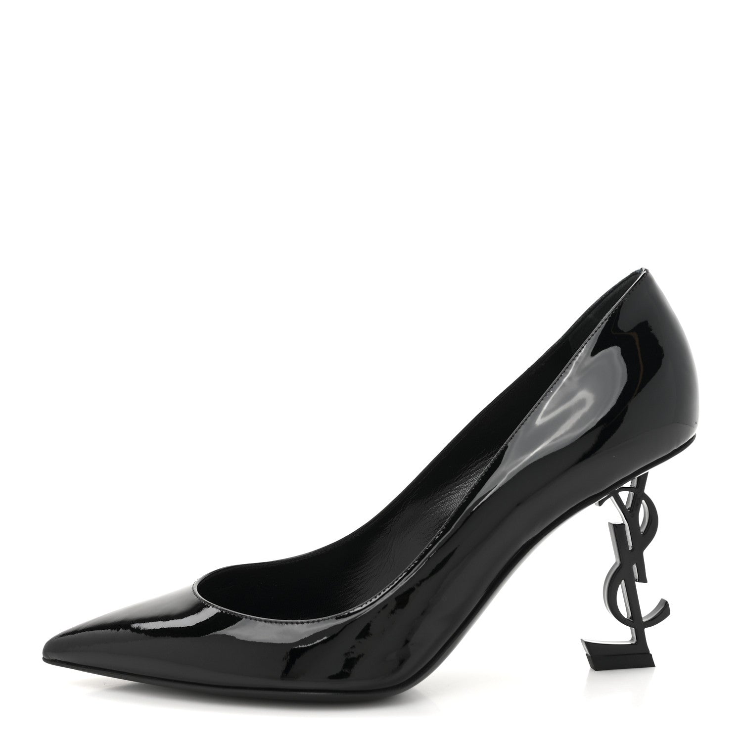 Saint Laurent Patent Opyum 85 Pumps 38 Black 1 of 10