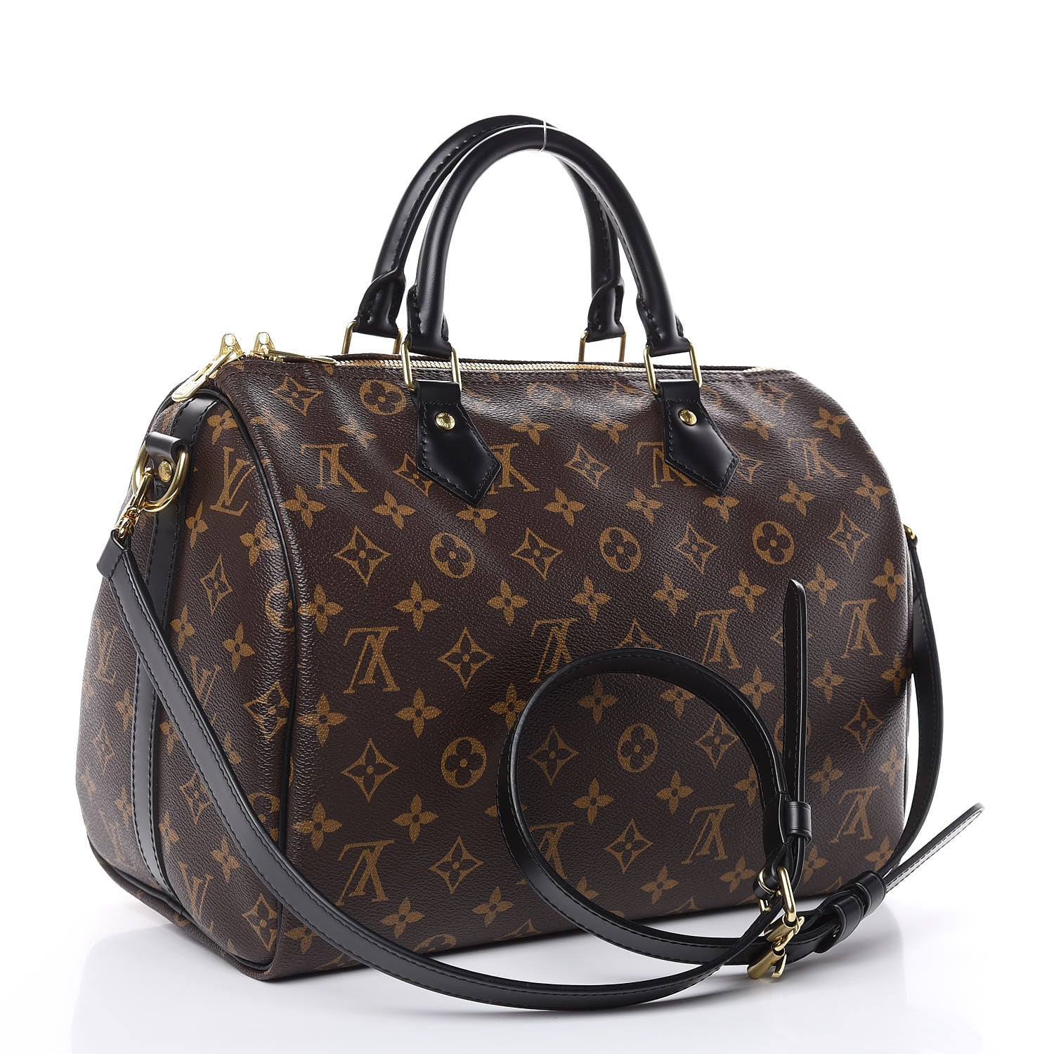 Louis Vuitton Monogram My World Tour Speedy Bandouliere 30 Black 3 of 11