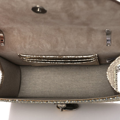 Jimmy Choo Glitter Fabric Finley Mini Shoulder Bag Champagne 5 of 11