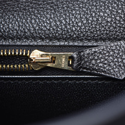 Hermes Togo Kelly Retourne 32 Black 30 of 36