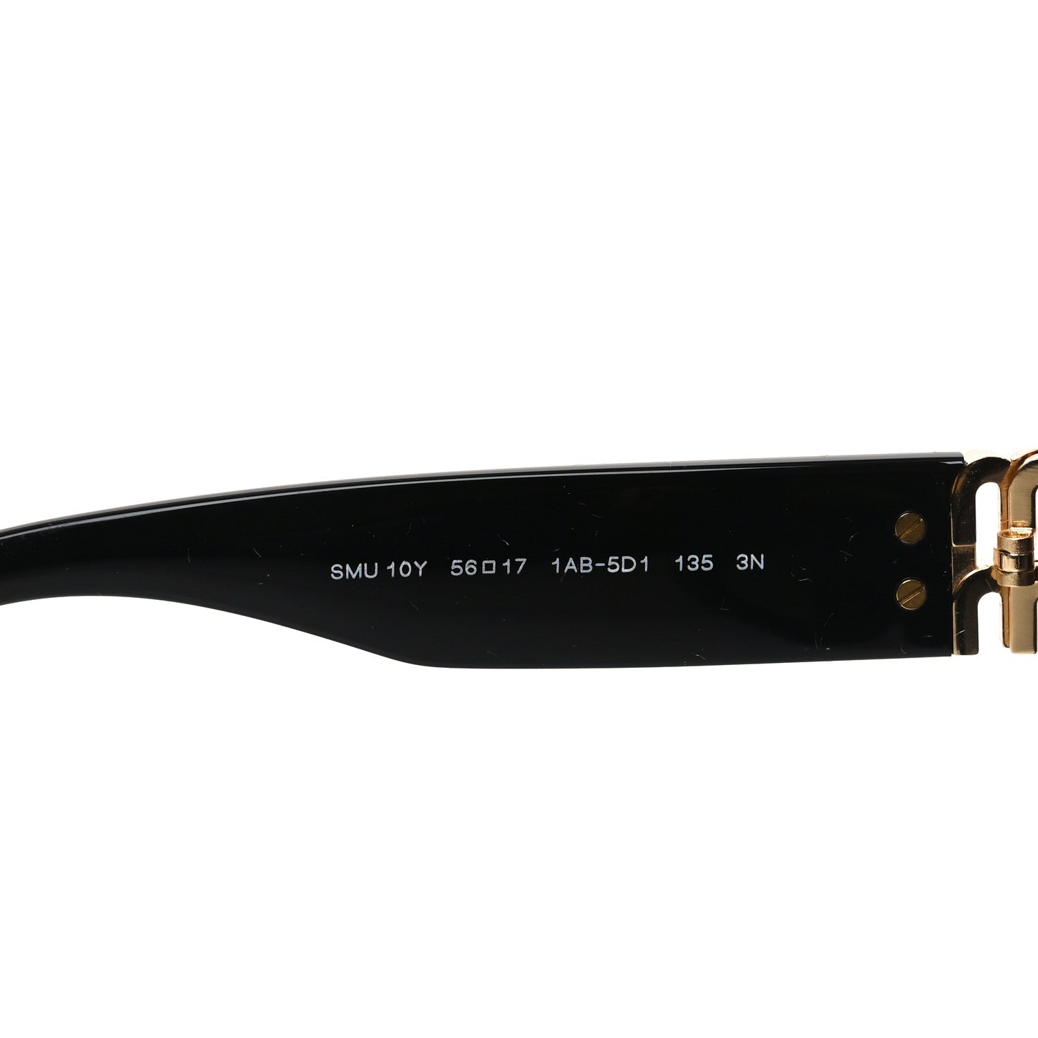 Miu Miu Acetate Rectangle Sunglasses SMU 10Y Black 6 of 7