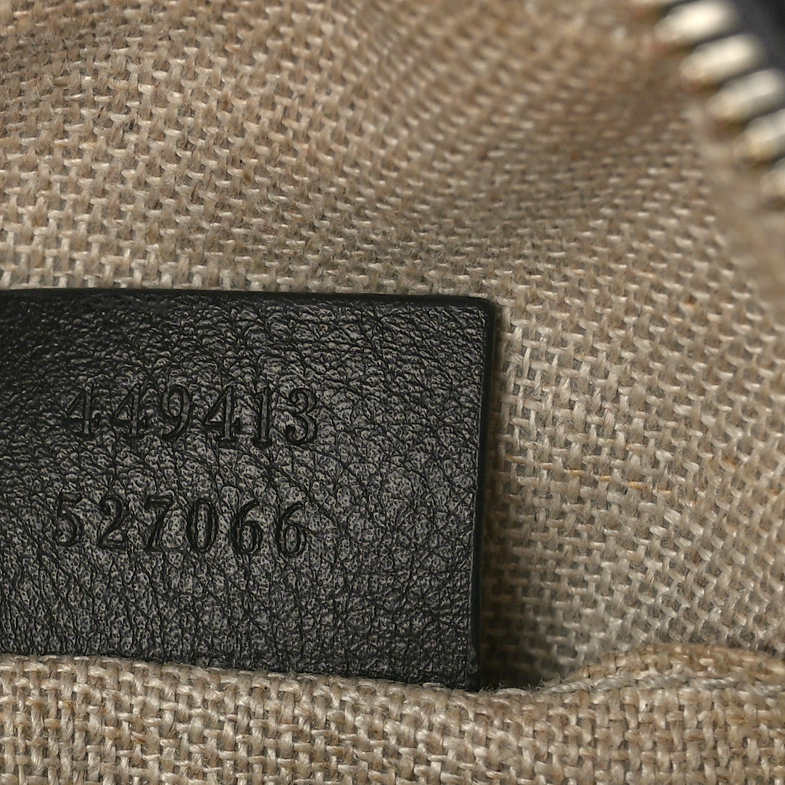 Gucci Microguccissima Mini Bree Messenger Bag Black 7 of 10