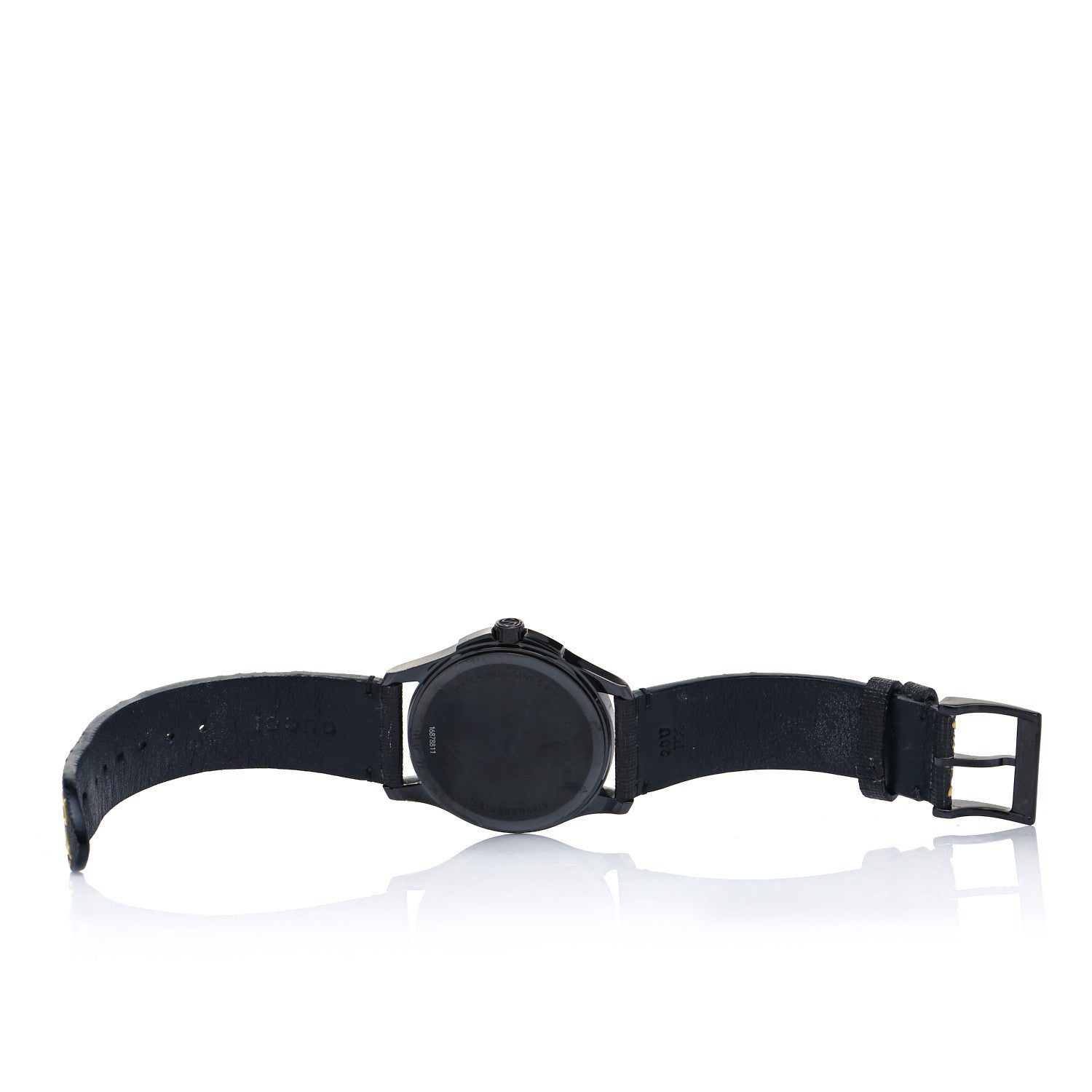 Gucci PVD Stainless Steel Canvas 38mm G-Timeless GucciGhost Quartz Watch Black 6 of 7