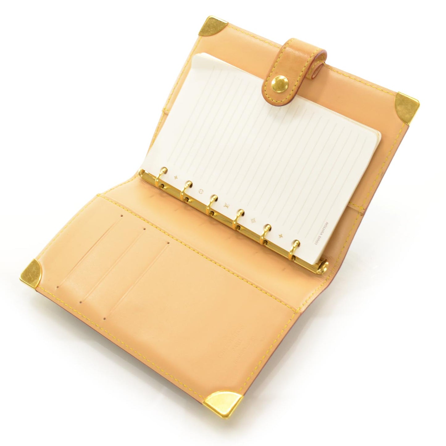 Monogram Multicolor Small Ring Agenda Cover Black