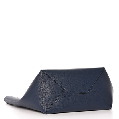 Celine Soft Grained Calfskin Small Belt Cabas Phantom Abyss Blue 4 of 12