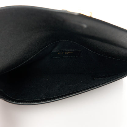 Saint Laurent Grain De Poudre Uptown Pouch Black 5 of 8