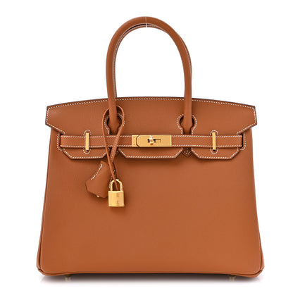 Hermes Epsom Birkin 30 Gold 1 of 11