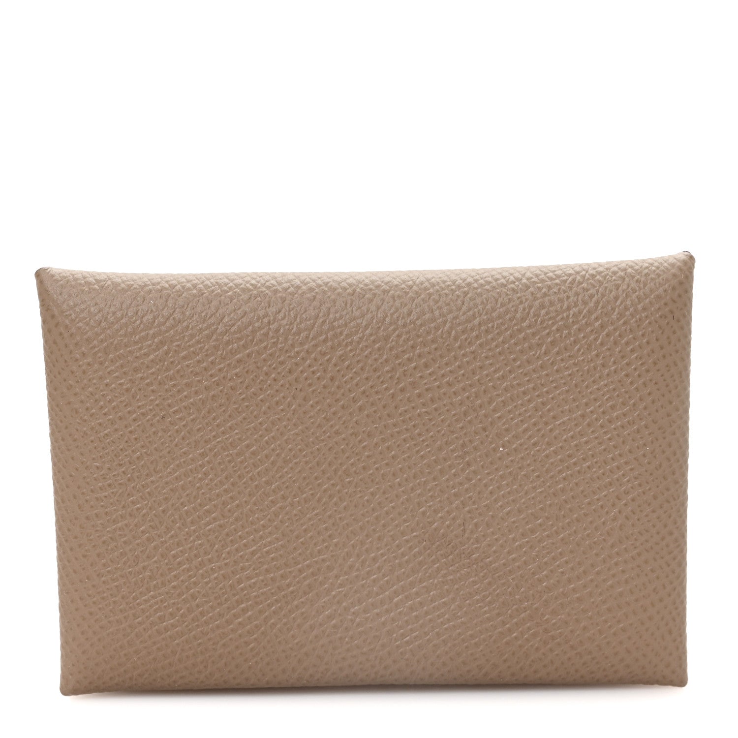 Hermes Epsom Calvi Card Case Etoupe 1 of 7