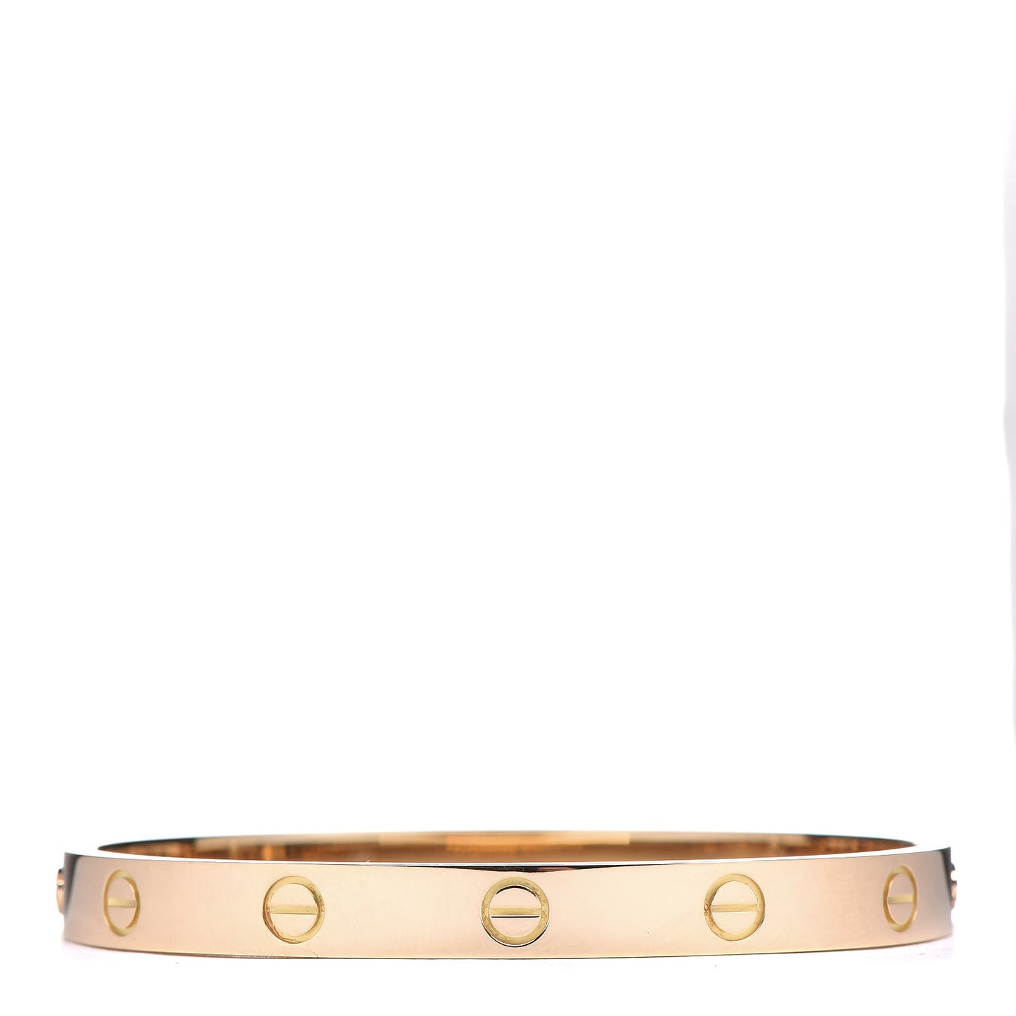 18K Yellow Gold LOVE Bracelet 17