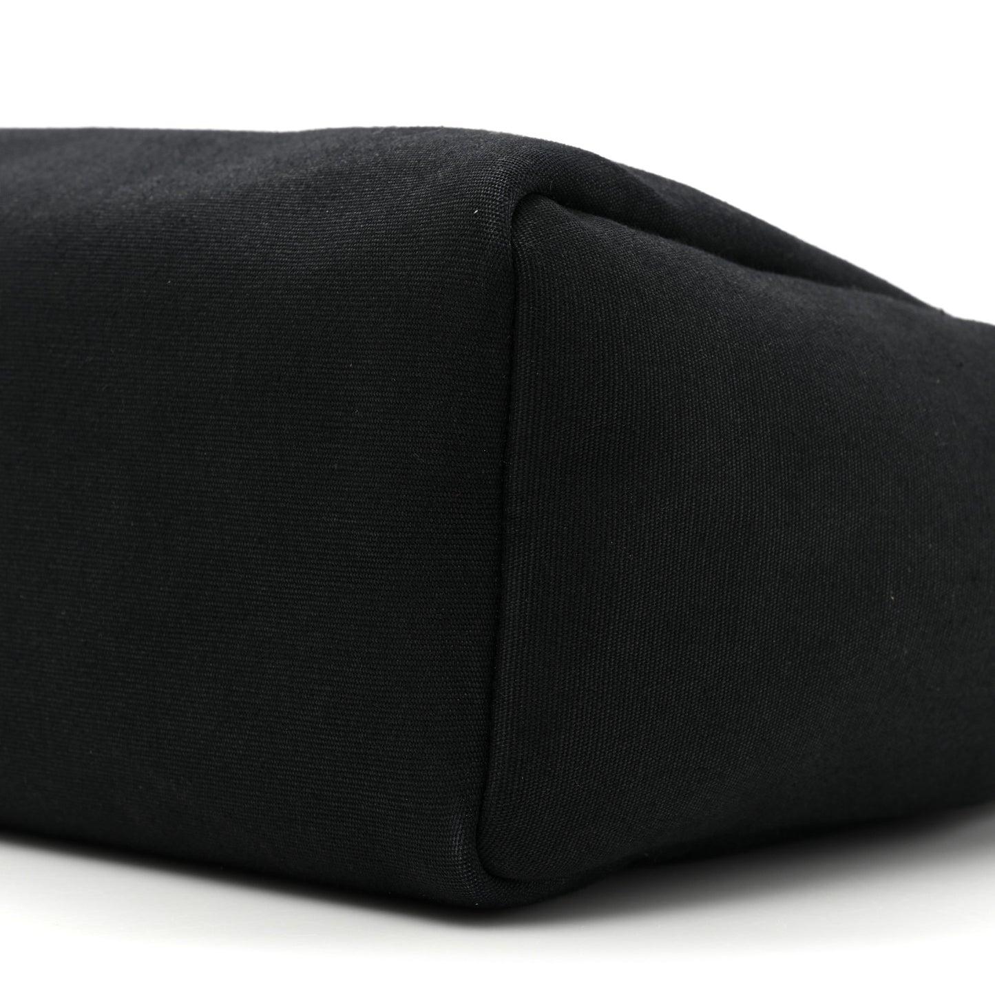 Toile Vache Calfskin Herbag 30 PM Black Natural