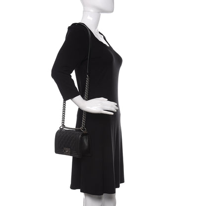 Chanel Caviar Quilted Small Boy Flap Black 2 of 11