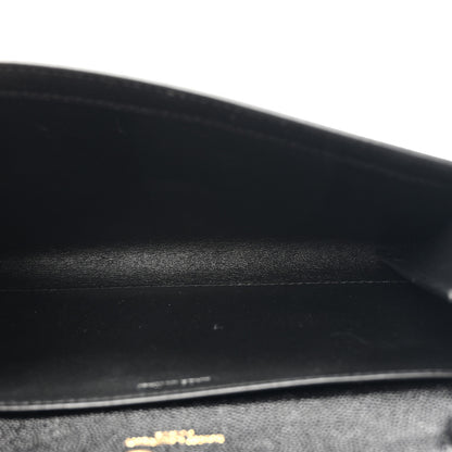 Saint Laurent Grain De Poudre Uptown Chain Wallet Black 6 of 13
