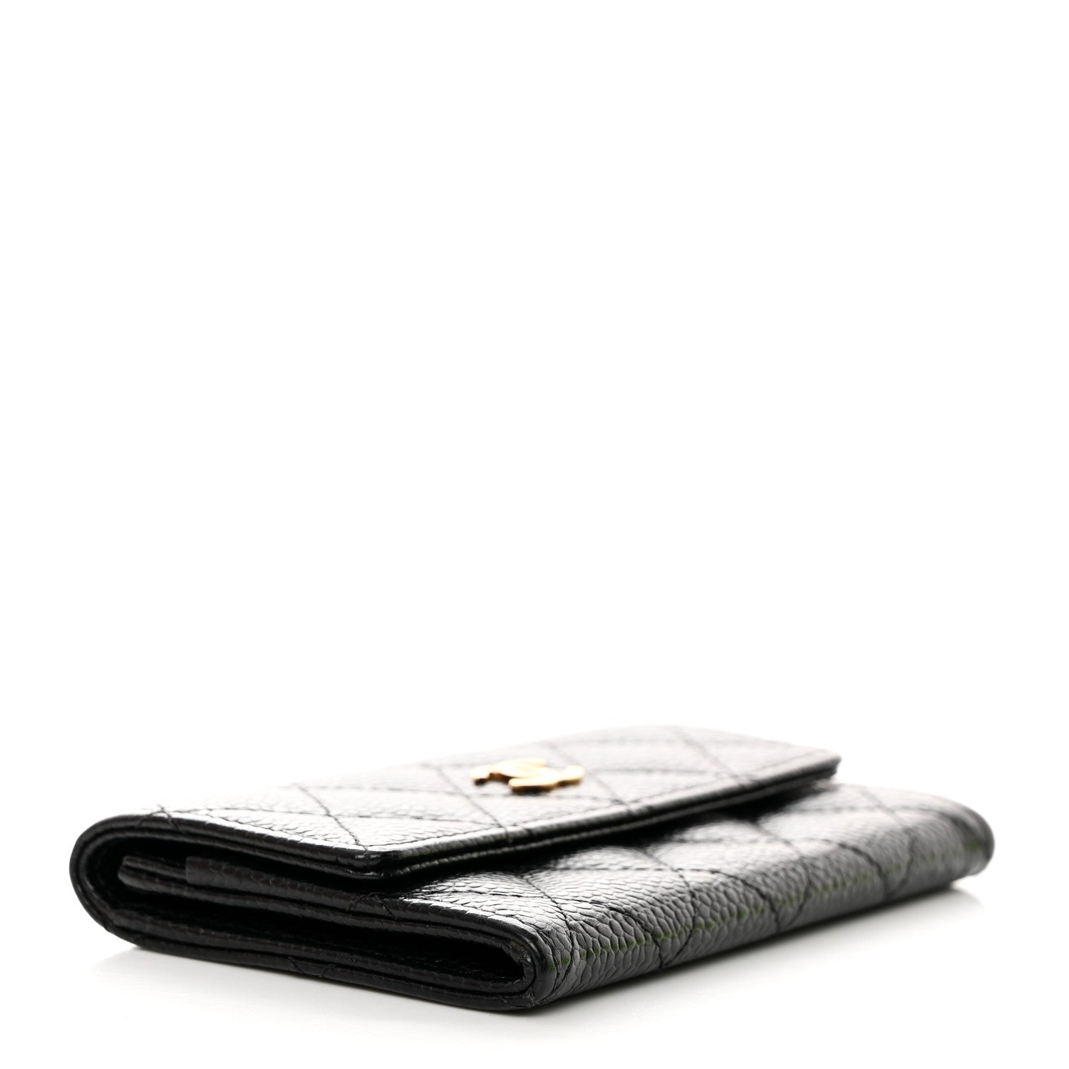 Chanel Caviar Quilted Flap Card Holder Black 4 of 8