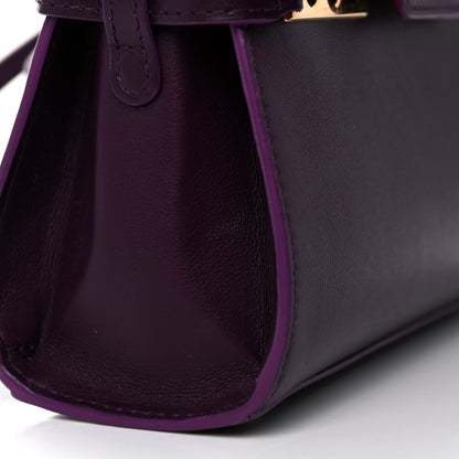 Delvaux Smooth Calfskin Mini Tempete Satchel Prune 11 of 11