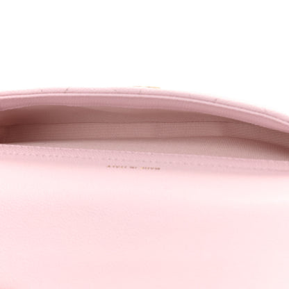 Chanel Caviar Quilted Flap Phone Holder With Chain Light Pink 6 of 13