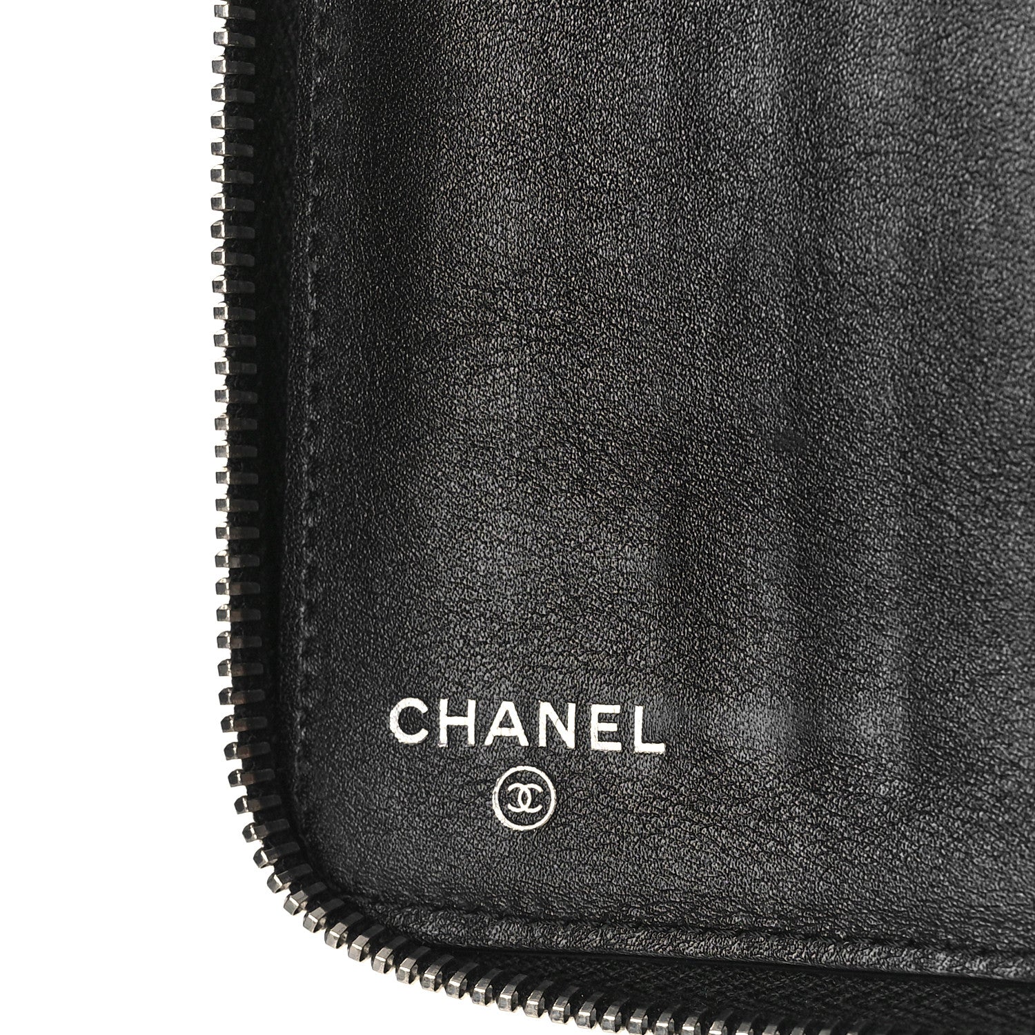 Chanel Patent Quilted Large Zip Around Organizer Wallet So Black 6 of 16