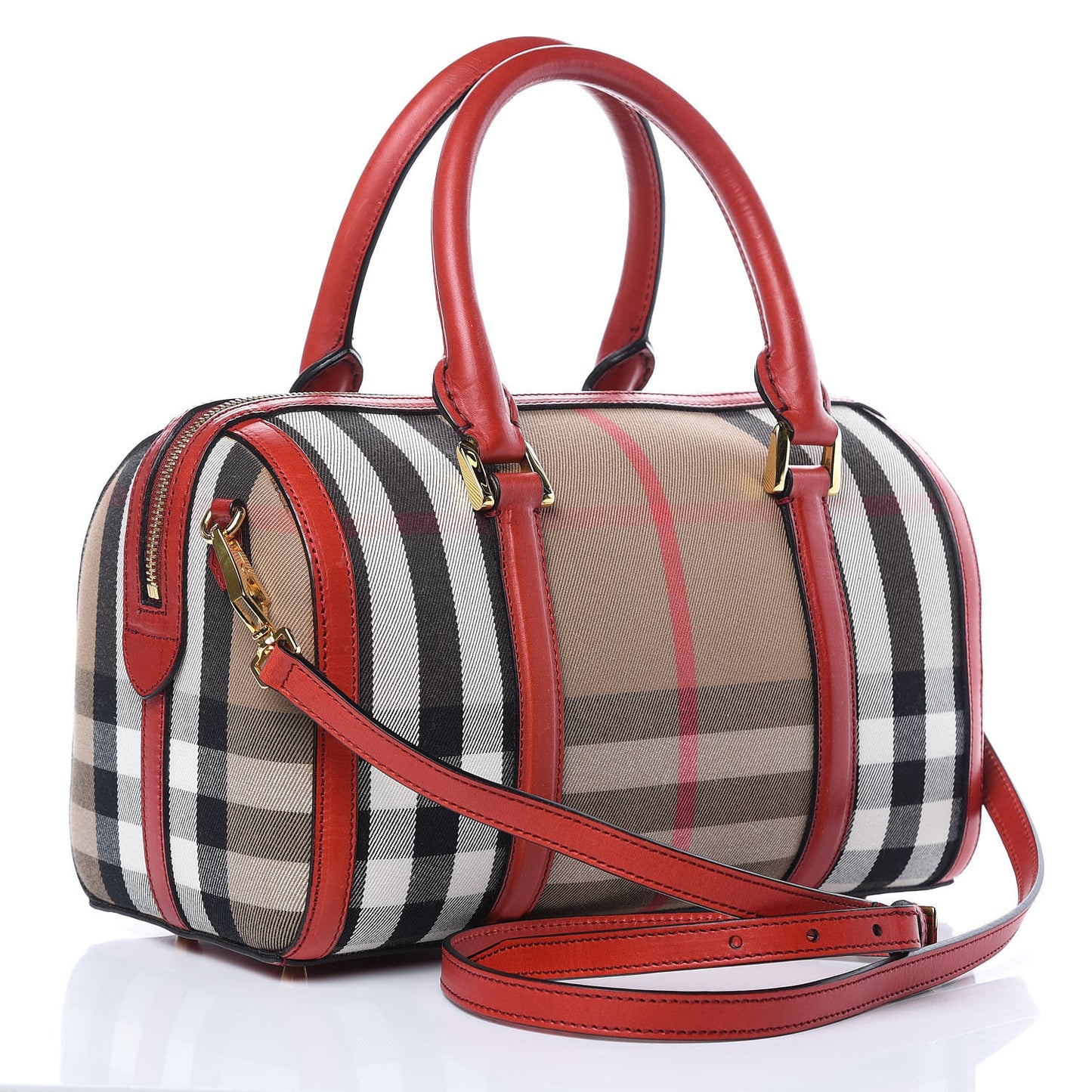 House Check Medium Alchester Military Red