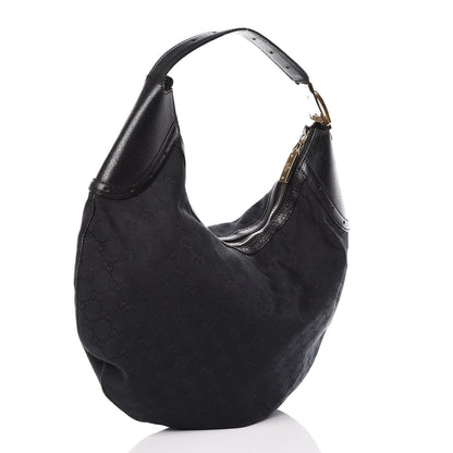 Gucci Monogram Glam Hobo Black 3 of 13