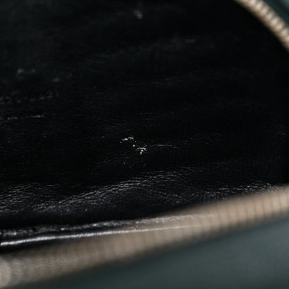 Saint Laurent Grain De Poudre Matelasse Monogram Mini Lou Camera Bag New Vert Fonce 12 of 12