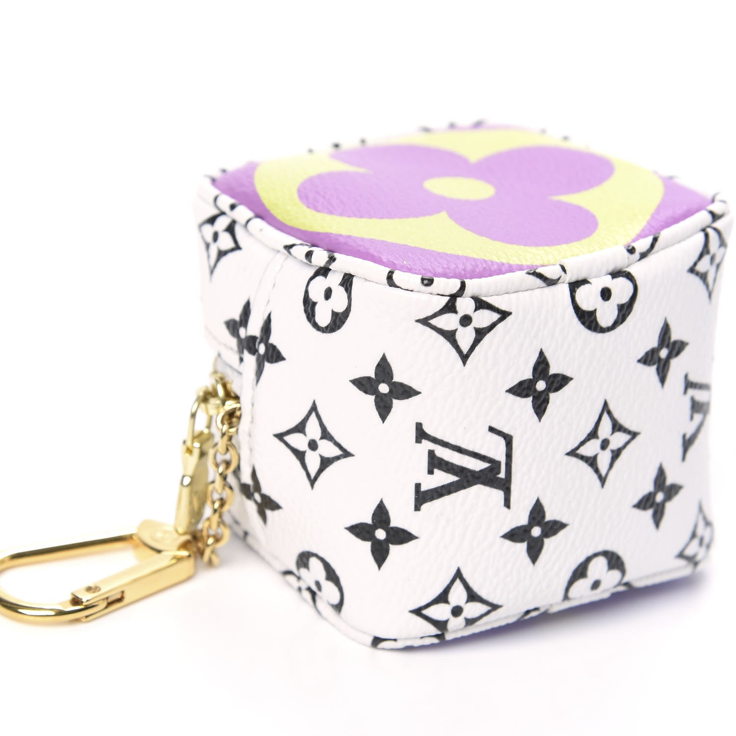 Louis Vuitton Monogram Giant Cube Coin Purse Pink 7 of 8