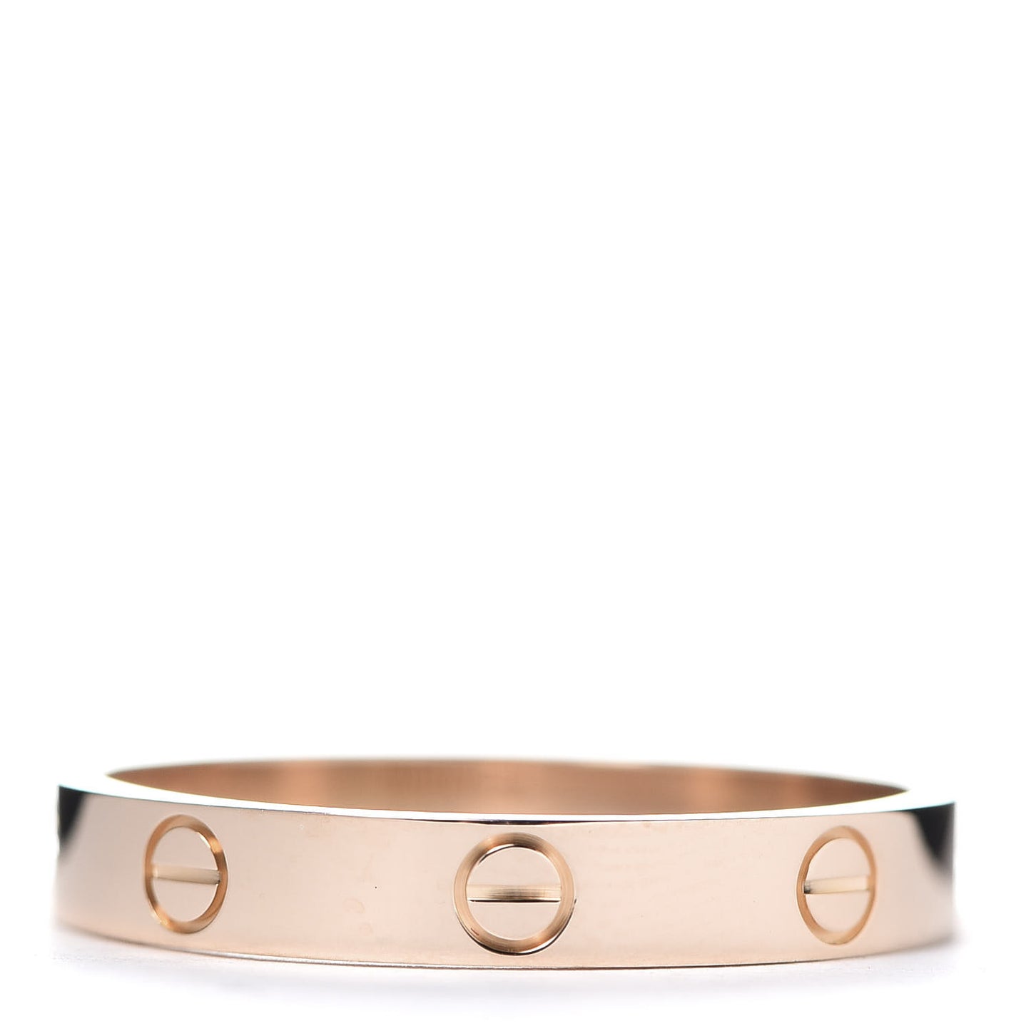 18K Pink Gold 3.5mm LOVE Wedding Band Ring 64 10.75