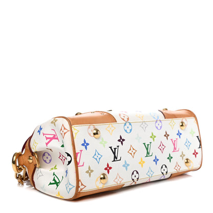 Louis Vuitton Monogram Multicolor Beverly MM White 3 of 4