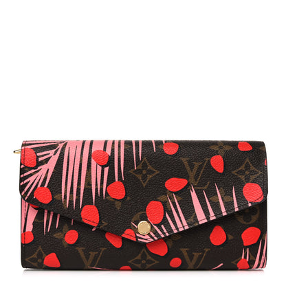Louis Vuitton Monogram Jungle Dots Sarah Wallet Sugar Pink Poppy 1 of 10