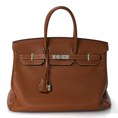 Hermes Togo Birkin 35 Gold 8 of 12