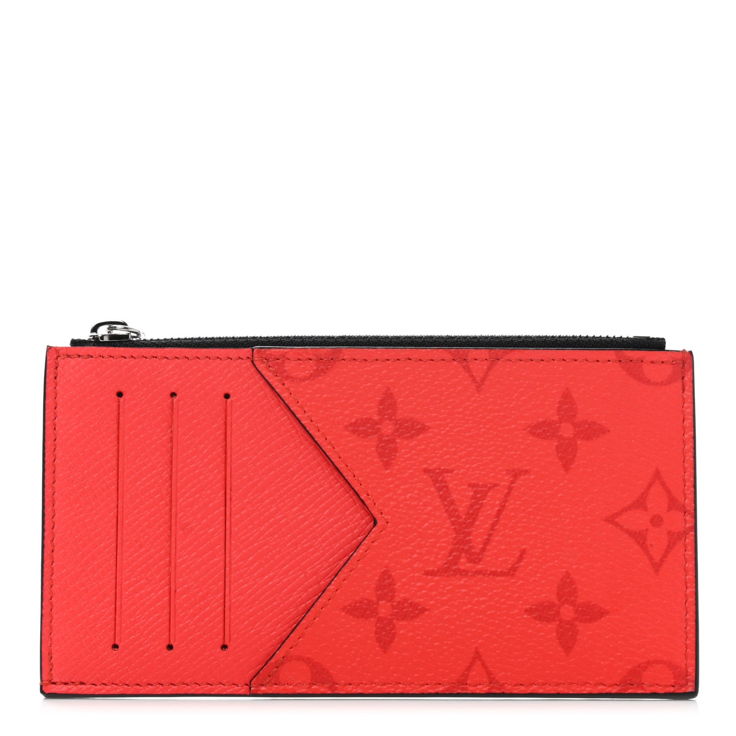 Taigarama Coin Card Holder Fire Red
