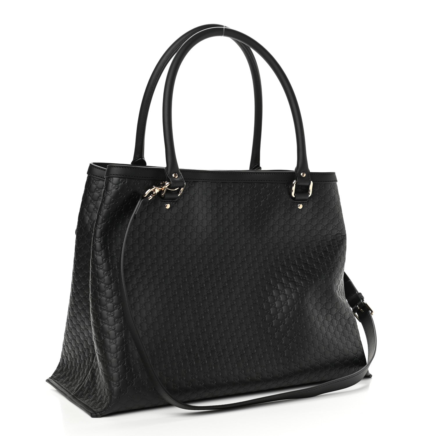 Gucci Soft Microguccissima Large Tote Black 3 of 11