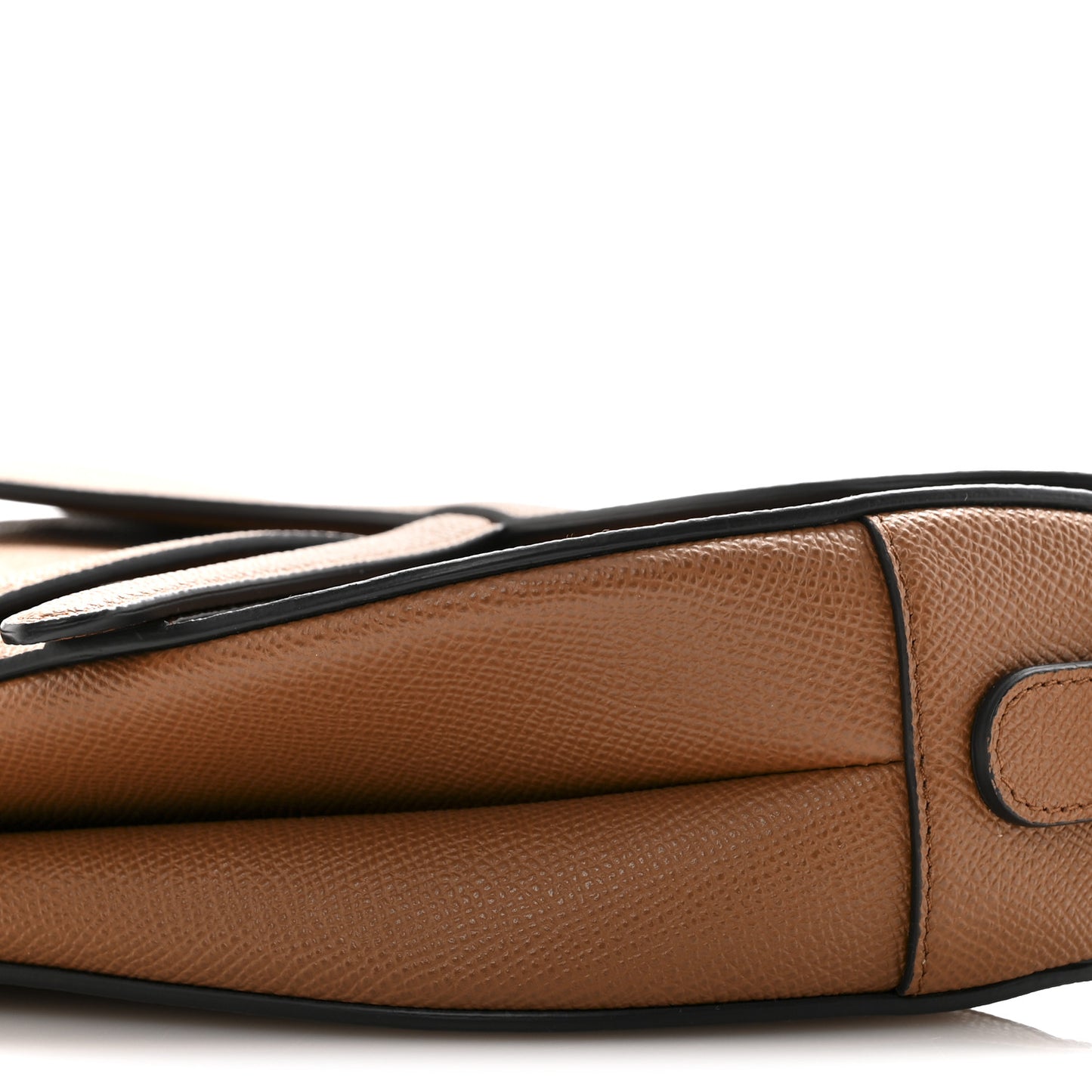 Grained Calfskin Saddle Bag Golden Saddle