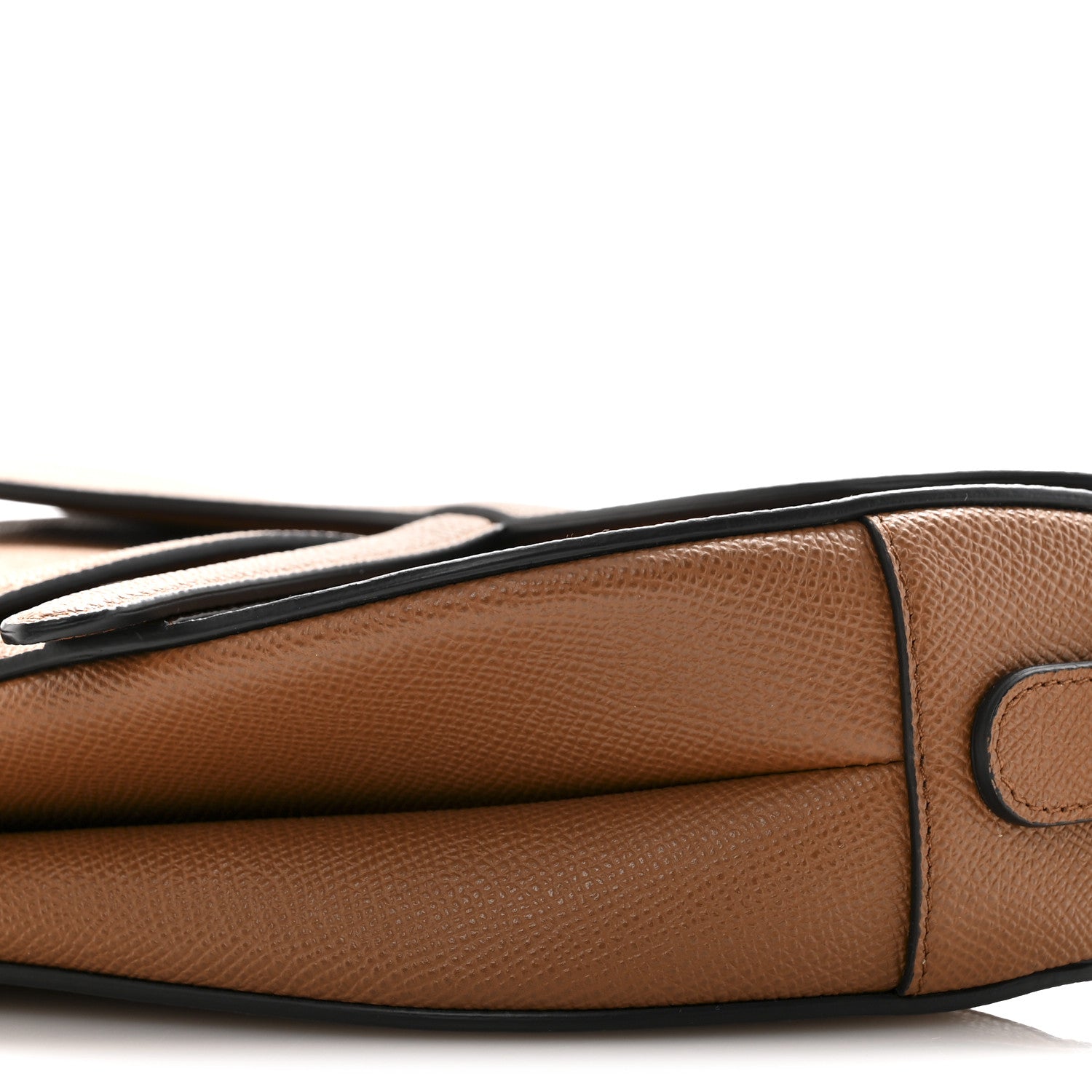 Christian Dior Grained Calfskin Saddle Bag Golden Saddle 10 of 11