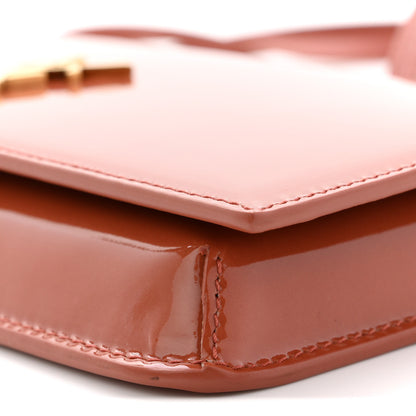 Saint Laurent Vernice Diamond Calfskin Monogram Phone Holder Crossbody Mild Rose 10 of 11