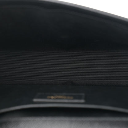 Saint Laurent Grain De Poudre Medium Classic Monogram Kate Satchel Black 5 of 10