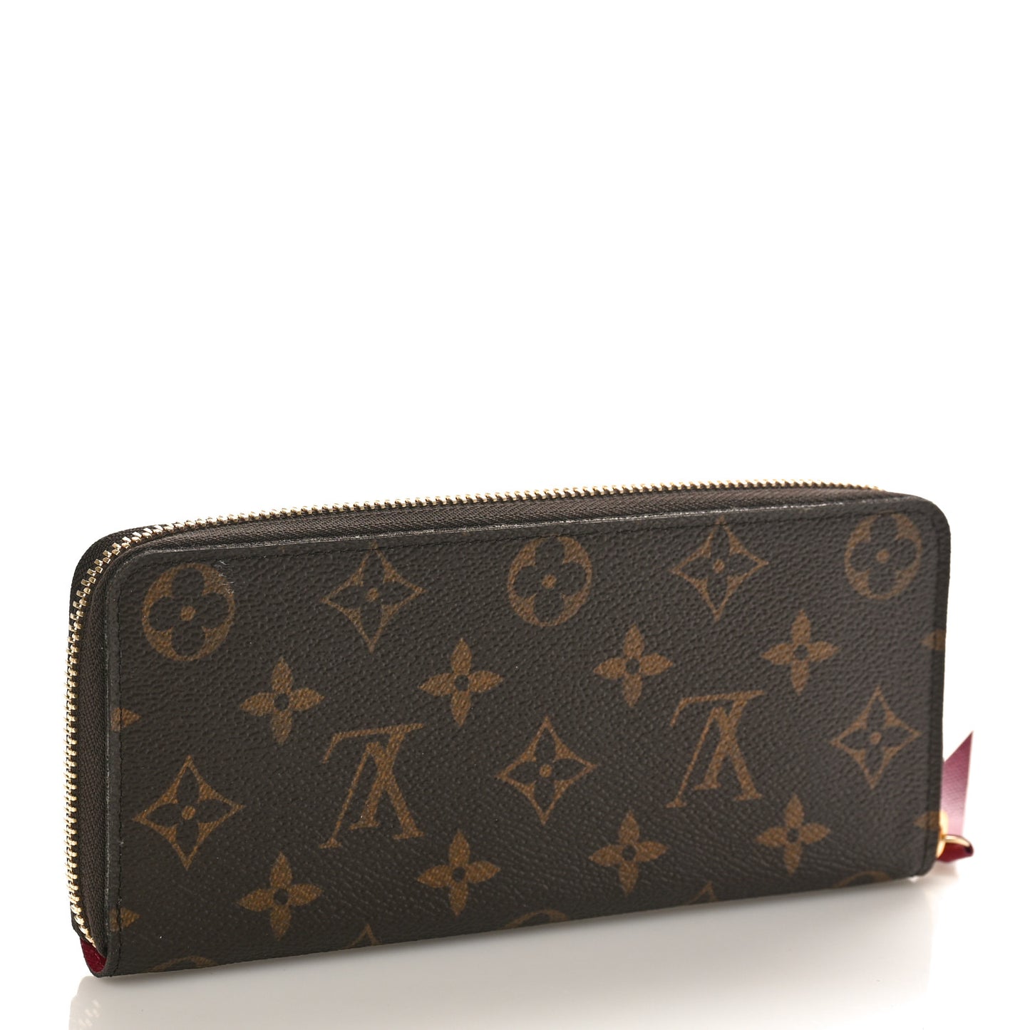 Monogram Clemence Wallet Fuchsia