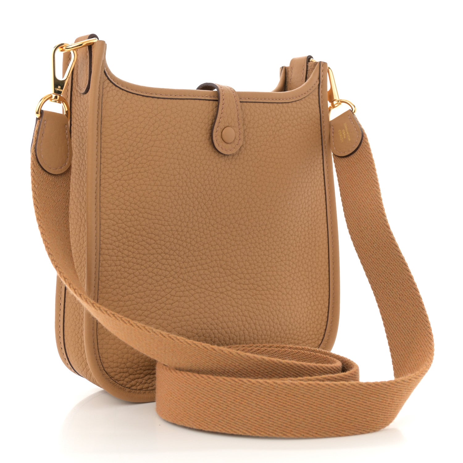 Hermes Taurillon Clemence Evelyne TPM Biscuit 2 of 11