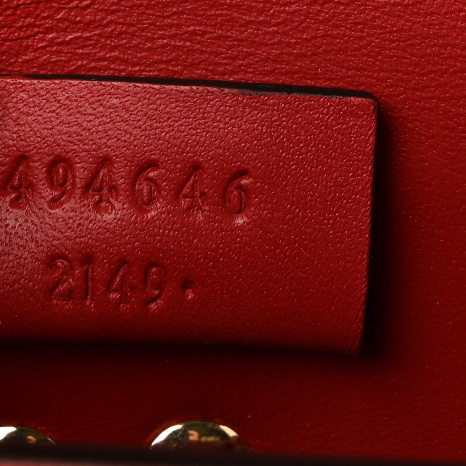 Gucci Calfskin Super Mini Sylvie Chain Shoulder Bag Hibiscus Red 7 of 10