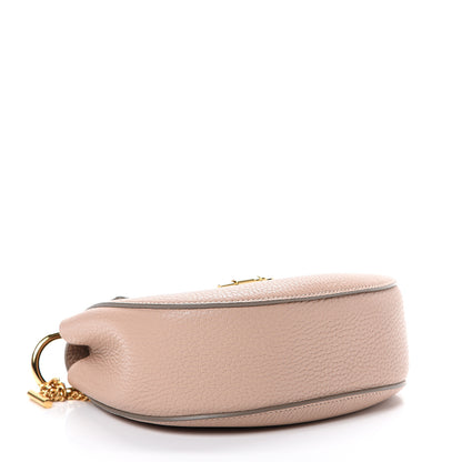 Chloe Grained Lambskin Mini Drew Shoulder Bag Cement Pink 3 of 11