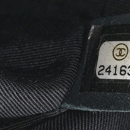 Chanel Lambskin Iridescent PVC Chevron Quilted Medium Boy Flap Black Silver 7 of 11