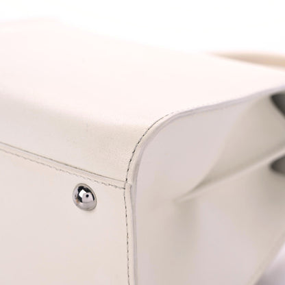 Delvaux Calfskin Mini Brillant Satchel Ivory 8 of 18