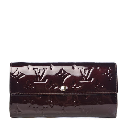 Louis Vuitton Vernis Sarah Wallet Amarante 1 of 10