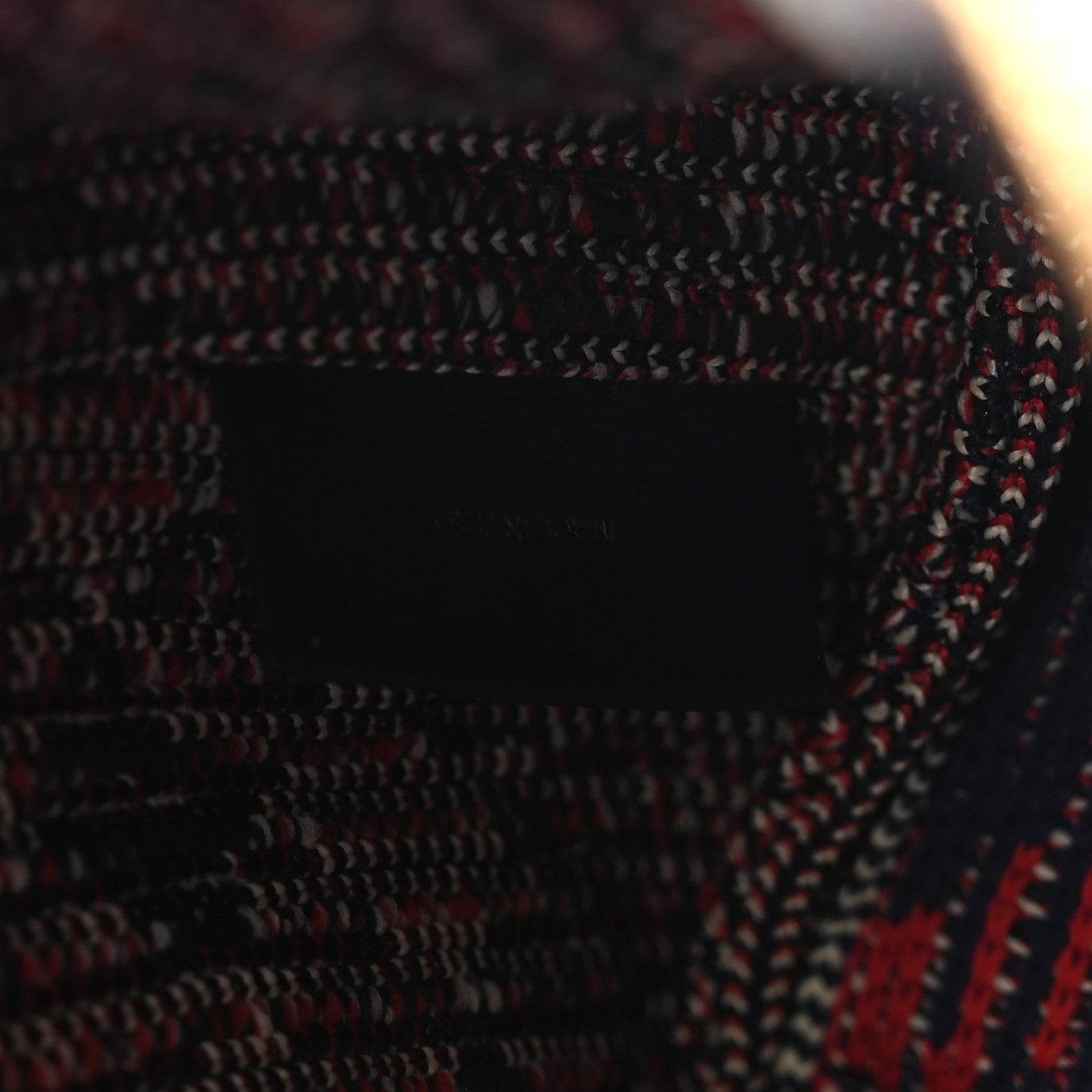 Burberry Canvas Knitted Check Mini Peg Duffle Bag Marine 6 of 11