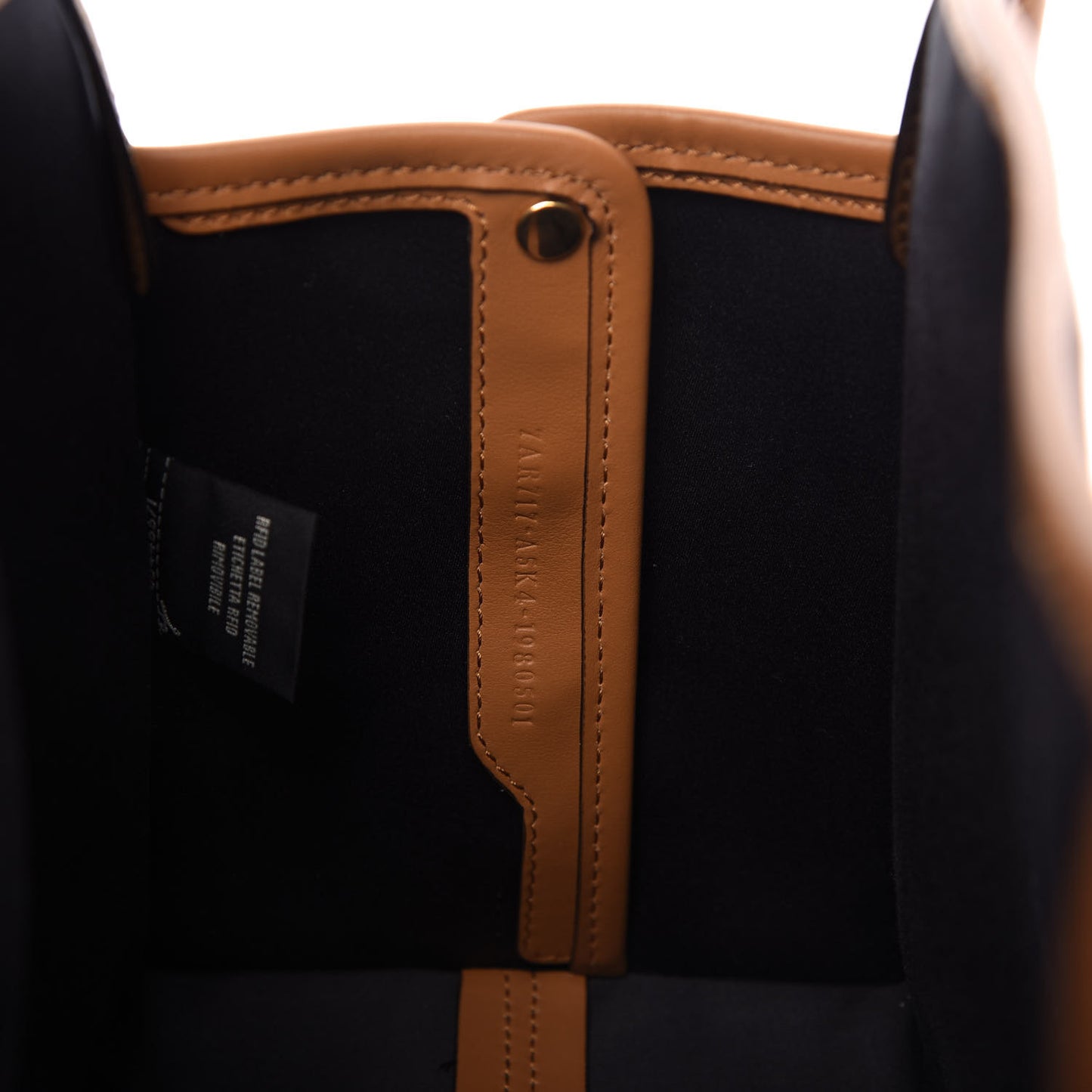 Glazed Fabric Vitello Century FF 1974 Stamp Patch Mini Peekaboo Defender Cover Mogano Panna Caramello