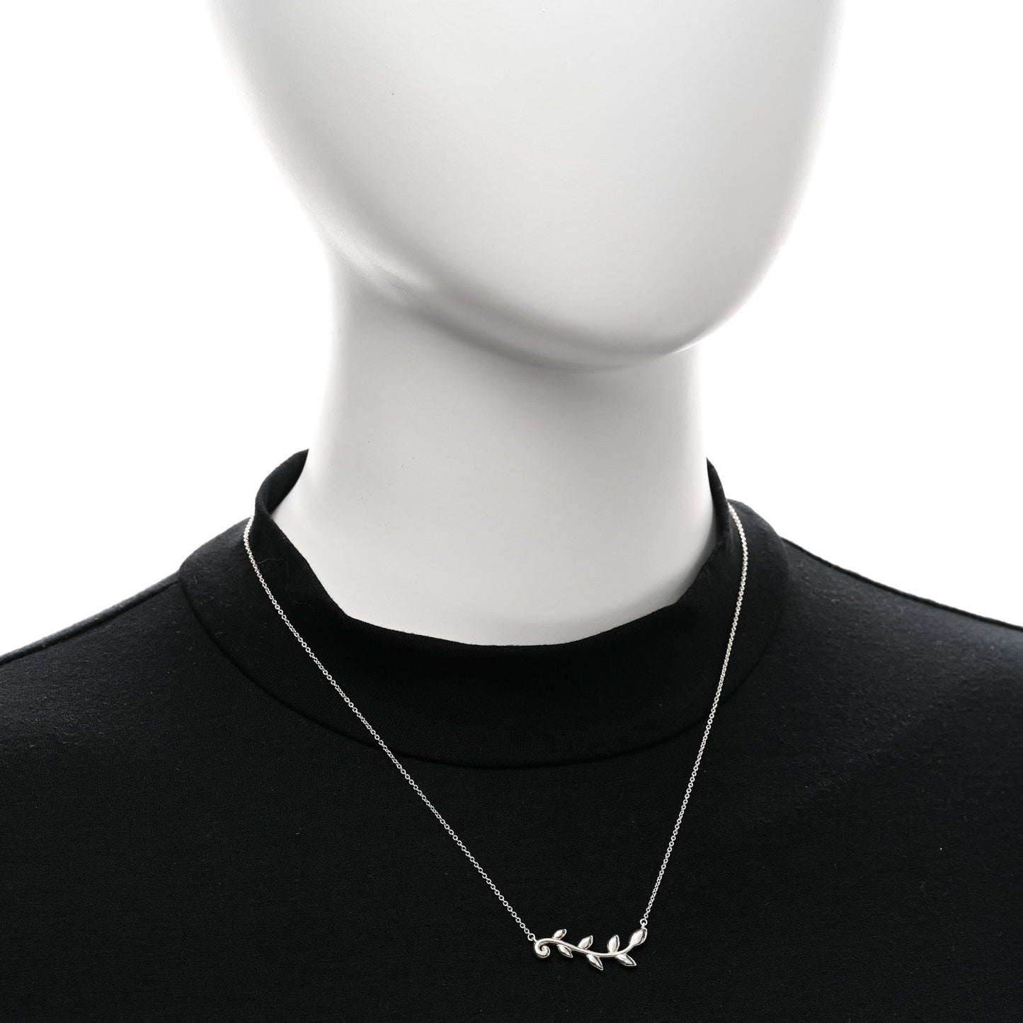 Sterling Silver Paloma Picasso Olive Leaf Vine Pendant Necklace